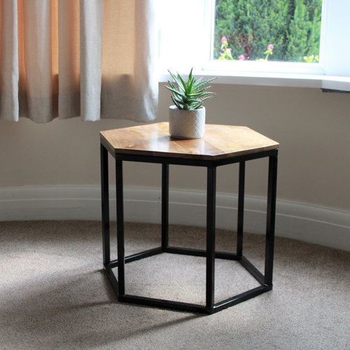 Williston Hexagon Solid Wood Coffee Table Wayfair.co.uk